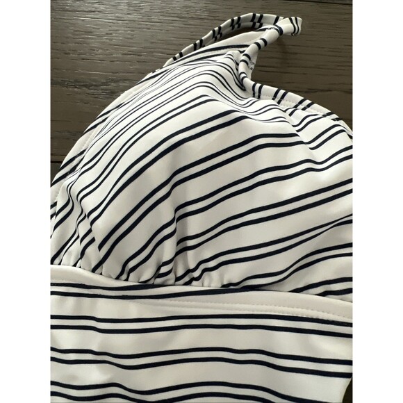 Kona Sol Women's Swimsuit One piece High coverage Navy Blue/white Size Large - Picture 4 of 7